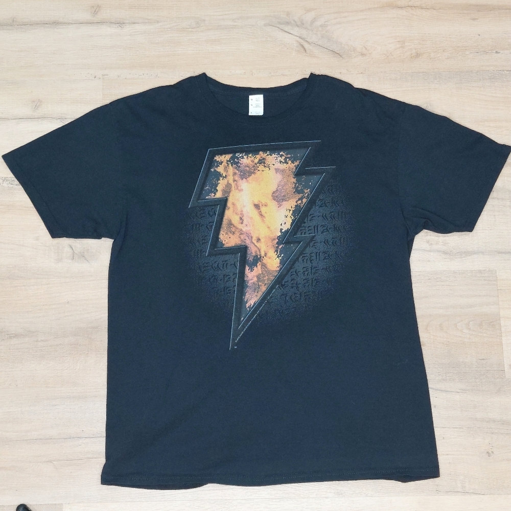 Black Adam. DC Comics. Young Men's Graphic T-Shirt. 100% Cotton.⚡